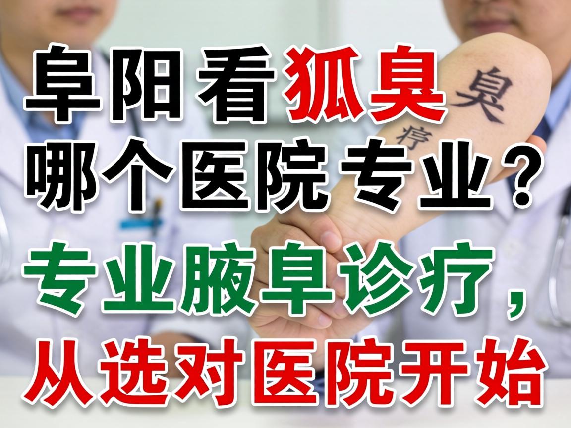 阜阳看狐臭哪个医院专业？专业腋臭诊疗，从选对医院开始
