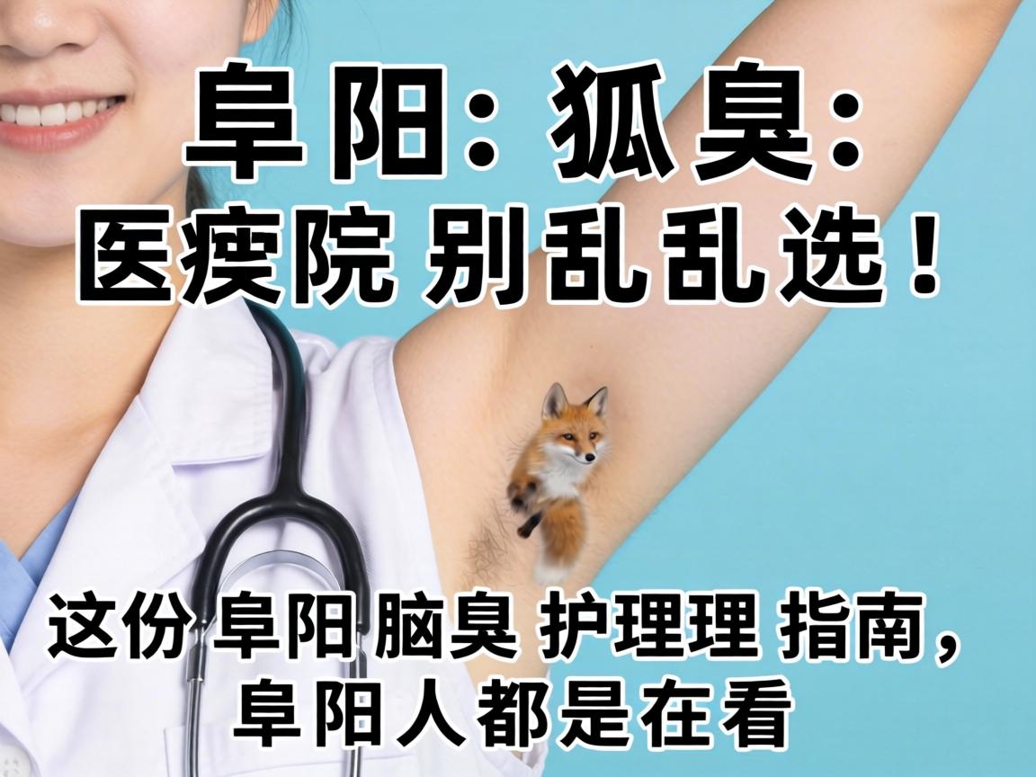 阜阳狐臭医院别乱选！这份阜阳腋臭护理指南，阜阳人都在看