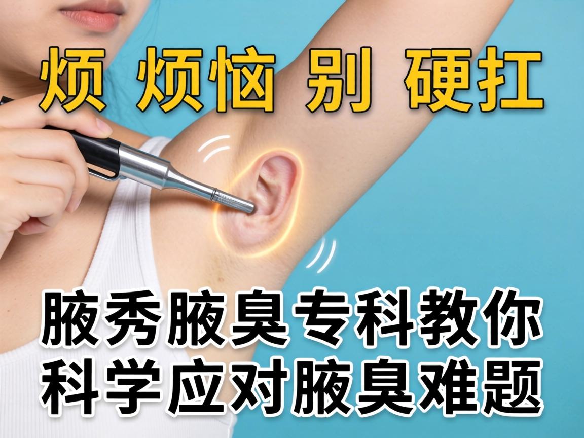 腋臭烦恼别硬扛，腋秀腋臭专科教你科学应对腋臭难题