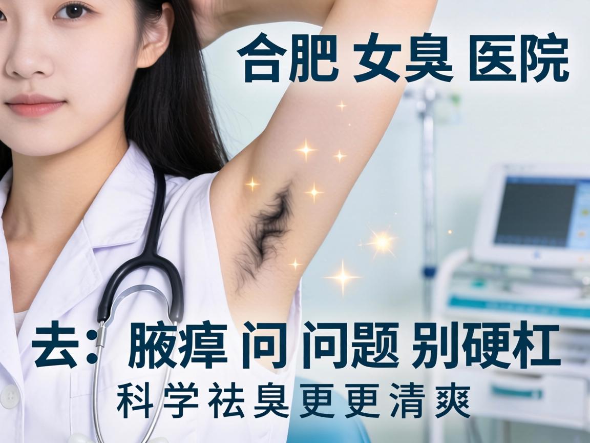 合肥女生去腋臭医院，腋臭问题别硬扛，科学祛臭更清爽