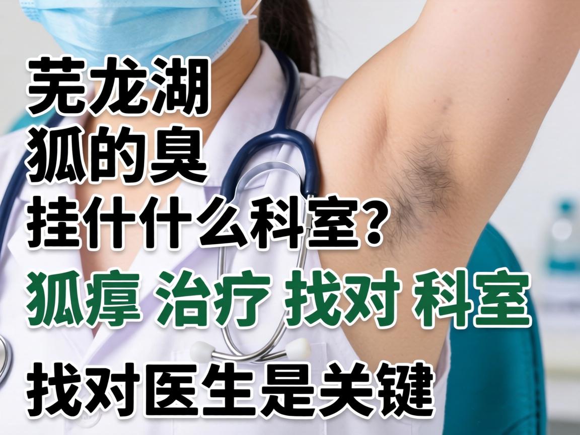 芜湖狐臭挂什么科室？狐臭治疗找对科室找对医生是关键