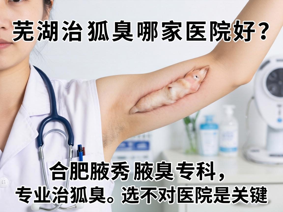 芜湖治狐臭哪家医院好？合肥腋秀腋臭专科，专业治狐臭，选对医院是关键