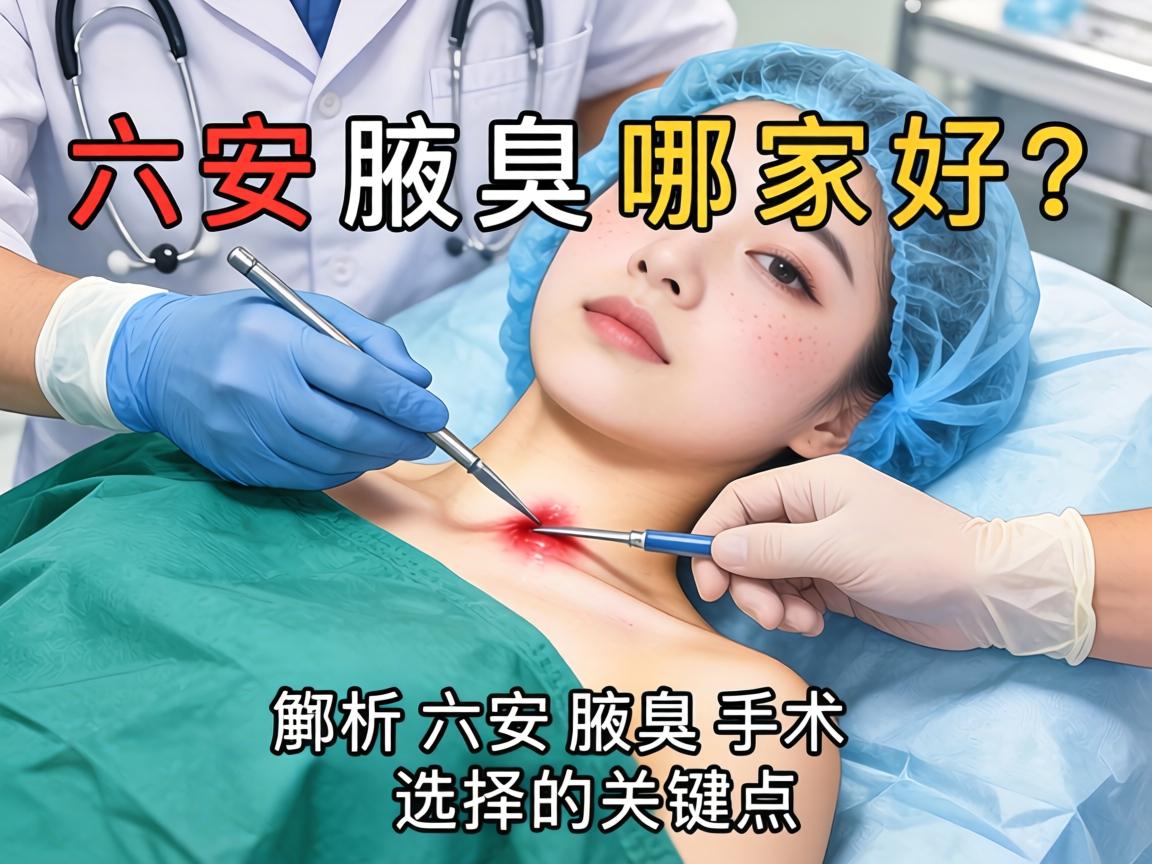 六安腋臭手术哪家好？解析六安腋臭手术选择的关键点