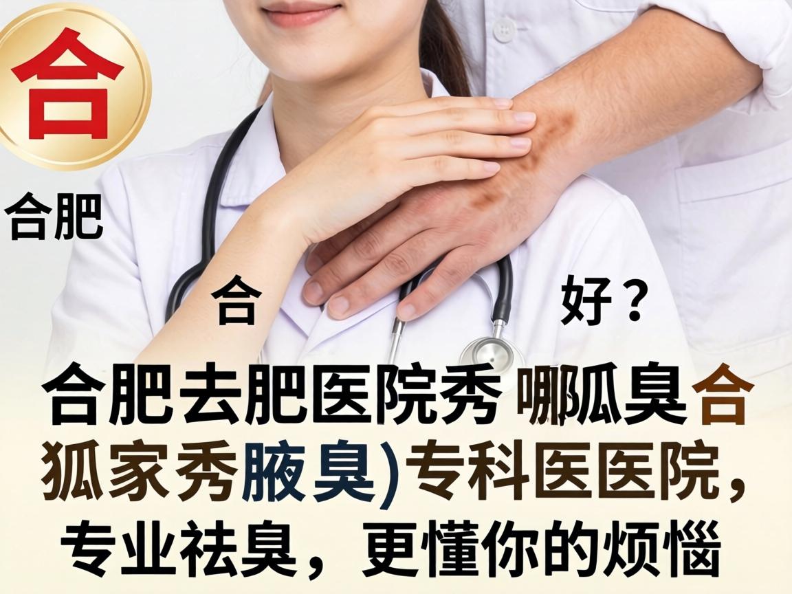 合肥去狐臭哪家医院好？合肥腋秀腋臭专科医院，专业祛臭，更懂你的烦恼