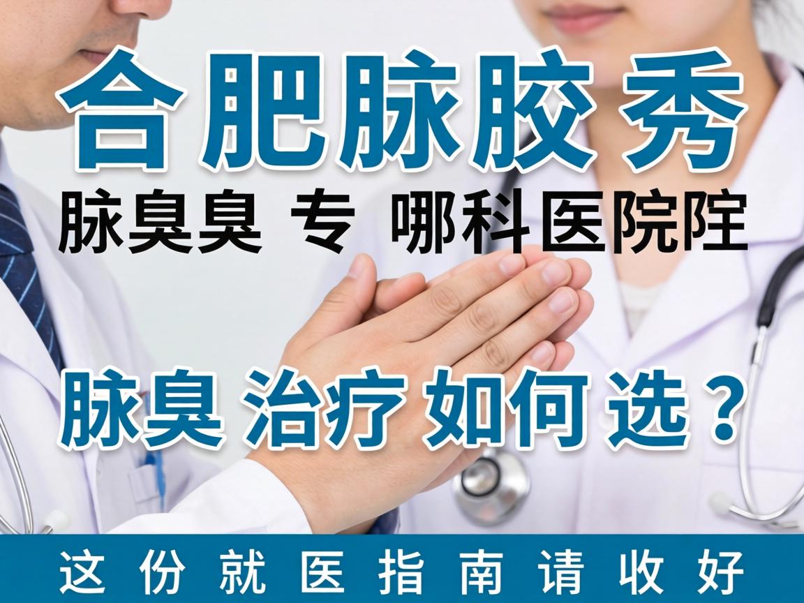 合肥腋秀腋臭专科医院在哪里？腋臭治疗如何选？这份就医指南请收好