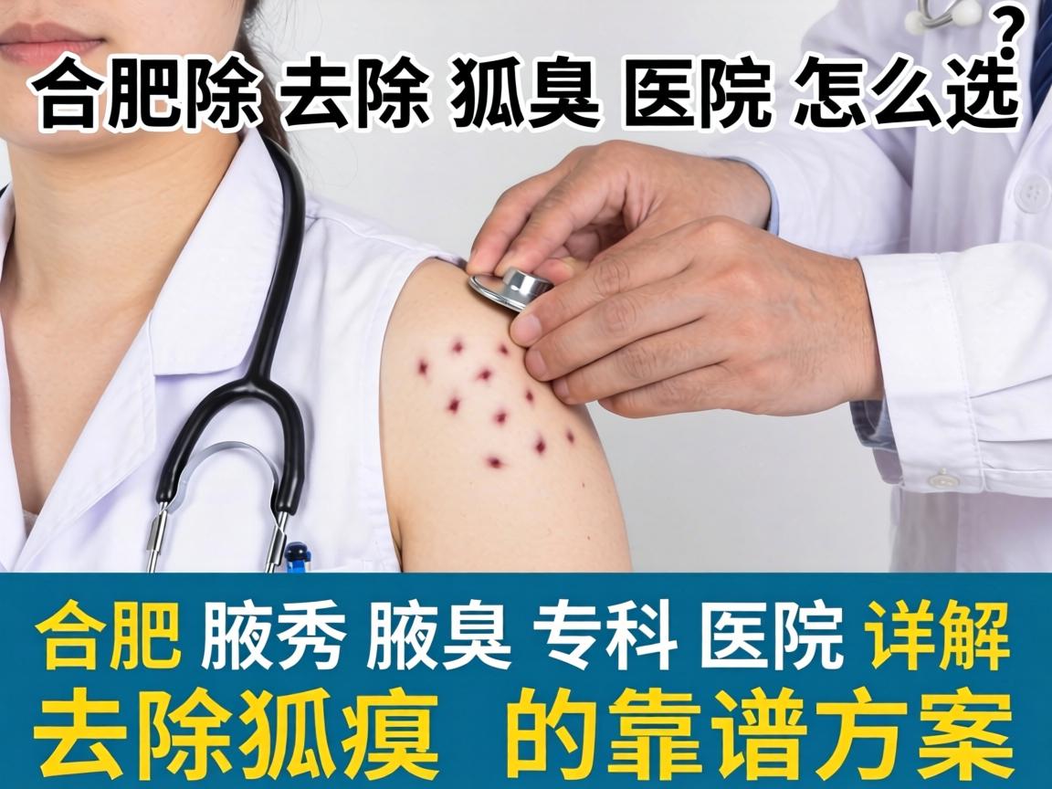 合肥去除狐臭医院怎么选？合肥腋秀腋臭专科医院详解去除狐臭的靠谱方案