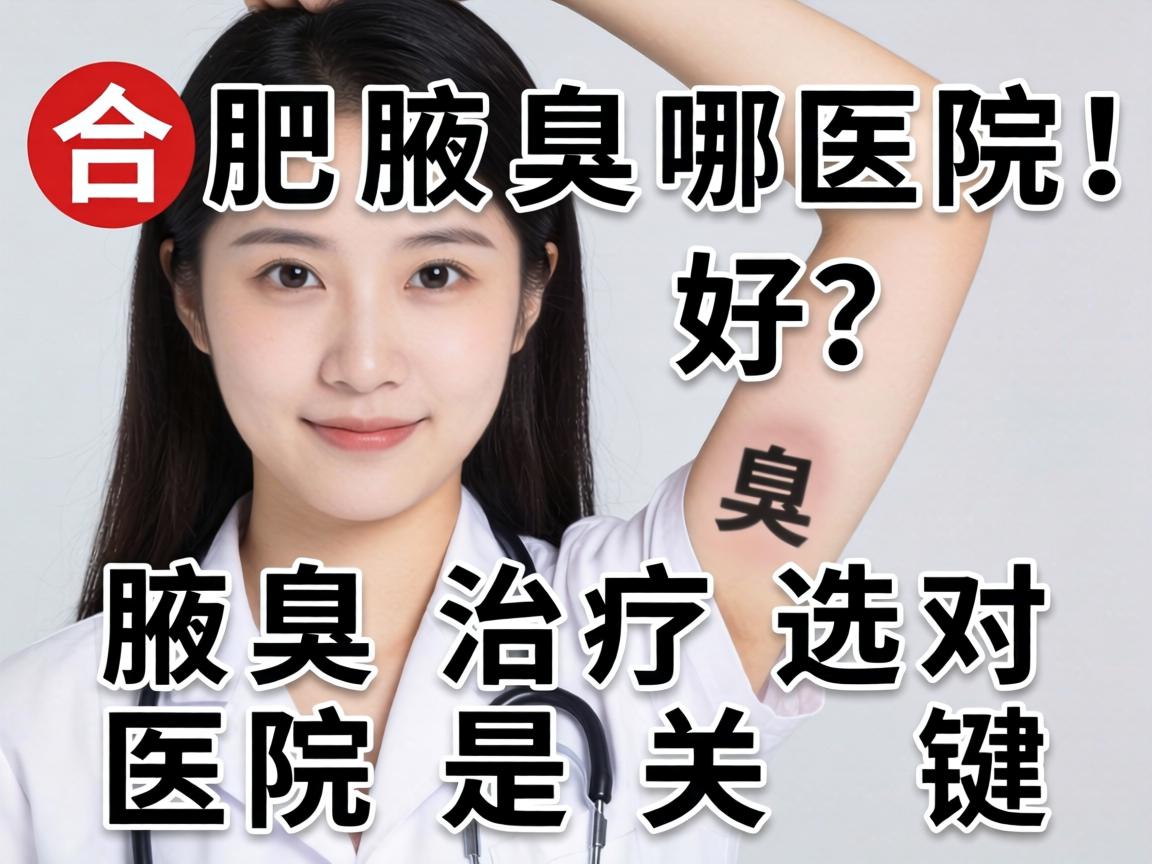 合肥腋臭医院哪家好？腋臭治疗选对医院是关键