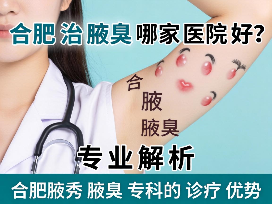 合肥治腋臭哪家医院好？专业解析合肥腋秀腋臭专科的诊疗优势